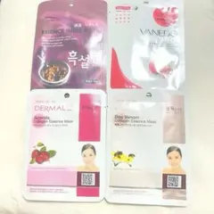 ★韓国シートマスクDERMAL他 シートパック美肌 紫外線対策保湿のサムネイル