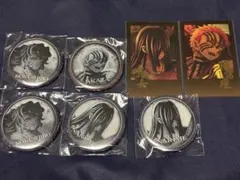 鬼滅の刃 ダイニング 無限城編 お楽しみくじ 缶バッジ チェキ風ブロマイド 鬼