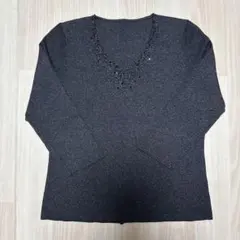 大幅値下げ【Pierre Cardin】高級ニット　8部丈袖のサムネイル
