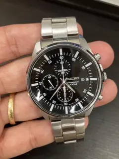 SEIKO クロノグラフ 100M メンズ 腕時計のサムネイル