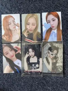 Le Sserafim ユンジン　トレカ4枚　ウエハースカード2枚