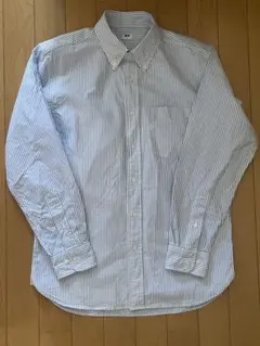 UNIQLO ユニクロ オックスフォードシャツ ストライプ Sサイズ