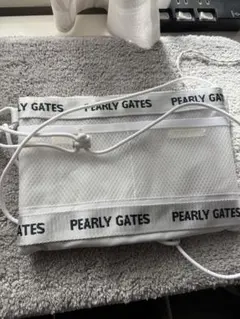 【美品】PEARLY GATES サコッシュ ホワイト