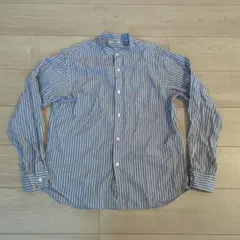 BEAUTY&YOUTH ストライプシャツ　M　ブラウン