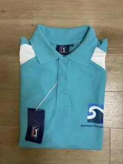 PGA TOUR 水色ポロシャツ Sサイズ