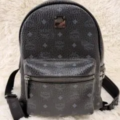 ✨極美品 MCM Starkサイドスタッズ バック ダークグレー レザーのサムネイル