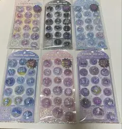 【匿名即日発送】カプセルポップシール　6種類　カミオジャパン
