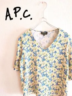 D221067 A.P.C. 花柄半袖ブラウスのサムネイル