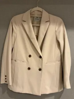 nano universe セットアップ　ジャケット　スカート　ホワイト