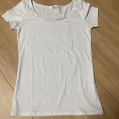 １１５　& by P&D 半袖Tシャツ ラインストーン付のサムネイル
