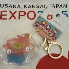 関西万博EXPO サンリオ ミャクミャク クリア キーホルダー ポムポムプリン