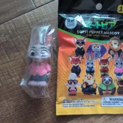 ズートピア　ジュディ　ソフビ　パペット　マスコット