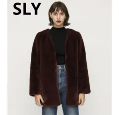 SLY POSH FAUX FUR COAT ファーコートのサムネイル