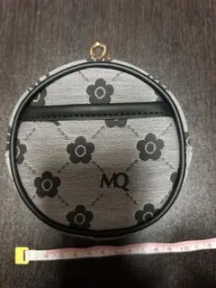 マリークヮント　モノグラムジャガードサークルポーチ