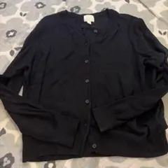 h&m ファインニットカーディガン ブラック