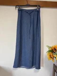 ZARA デニム調 ロングスカート XSのサムネイル