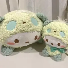 タグ付き　ポチャッコ　サンリオ　ぬいぐるみ　マスコットホルダー　もこもこパンダ