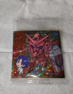 ガンダム にふぉるめーしょん シールウエハース 赤いガンダム&シュウジ UR