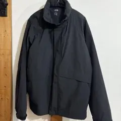 UNIQLO ウィンドプルーフスタンドブルゾン XL ブラック