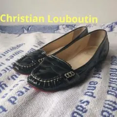 Christian Louboutin エナメルローファー
