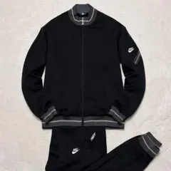 激レア90s Nike トラックジャケット Y2K テック 短丈 ブラック 刺繍 激レア90s Nike トラックジャケット Y2K テック 短丈 ブラック 刺繍
