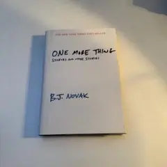 ONE MORE THING by BJ Novak