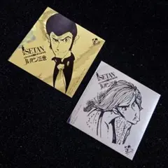 非売品】伊勢丹×ルパン三世 第一弾コラボ企画 コースター&ステッカー6 
