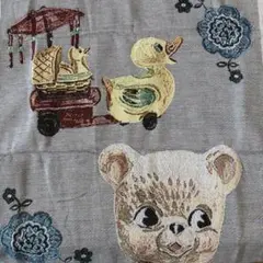 ナタリーレテ タペストリーラグ　ベア&ドッグ　Bear &Dogのサムネイル