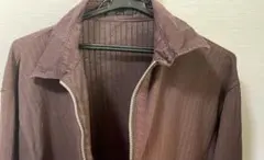 Yin & Yang ストライプ ジップアップジャケット 3L