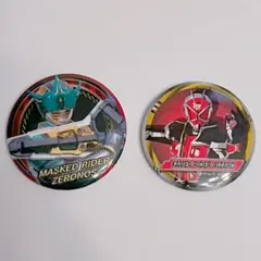 仮面ライダー ウィザード 電王 ゼロノス ダイナー 缶バッジ