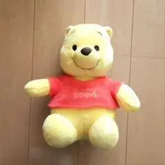 ディズニーランド　くまのプーさん　ぬいぐるみ　マスコット　お座り　置物