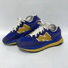 ☆美品 New Balance T327 WEH 24.0cm ブルー/イエロー - メルカリ