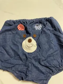 デニムクマ顔パンツ 70-90cm