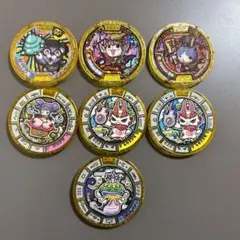 妖怪メダル　妖怪レジェンドメダル　7枚セット　うんちく魔　しゅらコマ　等