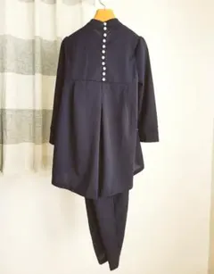 ネイビー フォーマル パンツセットアップ