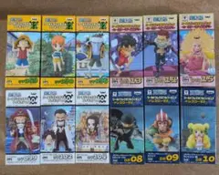 ワンピース 志村けん ワールドコレクタブルフィギュア まとめ売り 16個 ワンピース 志村けん ワールドコレクタブルフィギュア まとめ売り 16個