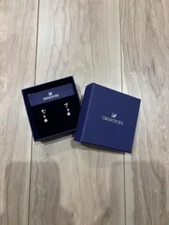 Swarovski ゴールド クリスタル ピアス