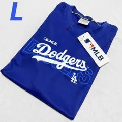 新品　Lサイズ　MLB ドジャース　半袖Tシャツ　ブルー　大谷翔平　メッシュ
