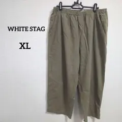 海外古着 WHITE STAG オリーブグリーン ワイドパンツ XL