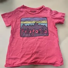 Patagonia Tシャツ 3T ピンク キッズ パタゴニア