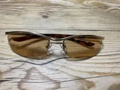 定番型ゴールドメッキフレームブラウンレンズ仕様ケース付き