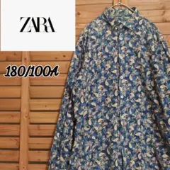 【ZARA MAN】180/100A 長袖ペイズリー柄　個性アースカラー菅田将暉