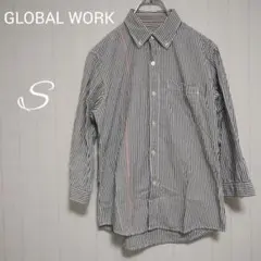 GLOBAL WORK　Sサイズ　七分丈ワイシャツのサムネイル