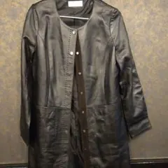 zelal　元町　ブラック　ラムレザー　羊革