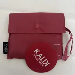 カルディ　オリジナルエコバッグ　スモーキーピンク