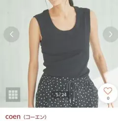 コーエン　テレコノースリーブL　ブラック