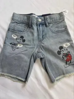 ★新品未使用★ GAP × Disney ミッキー デニムハーフパンツ 110