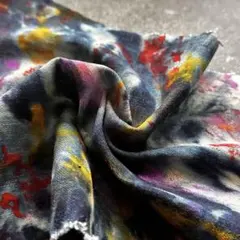 44 デニムペイント　ハギレ