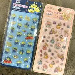 Ｋ*☆様 正規品ディズニーぷくぷくシール2枚セットプクプクシール