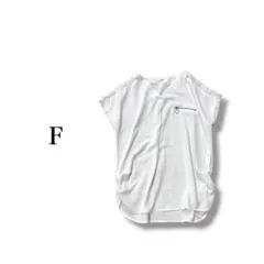 Vネックプルオーバーブラウス 【F】 肩レース ゆったりのサムネイル